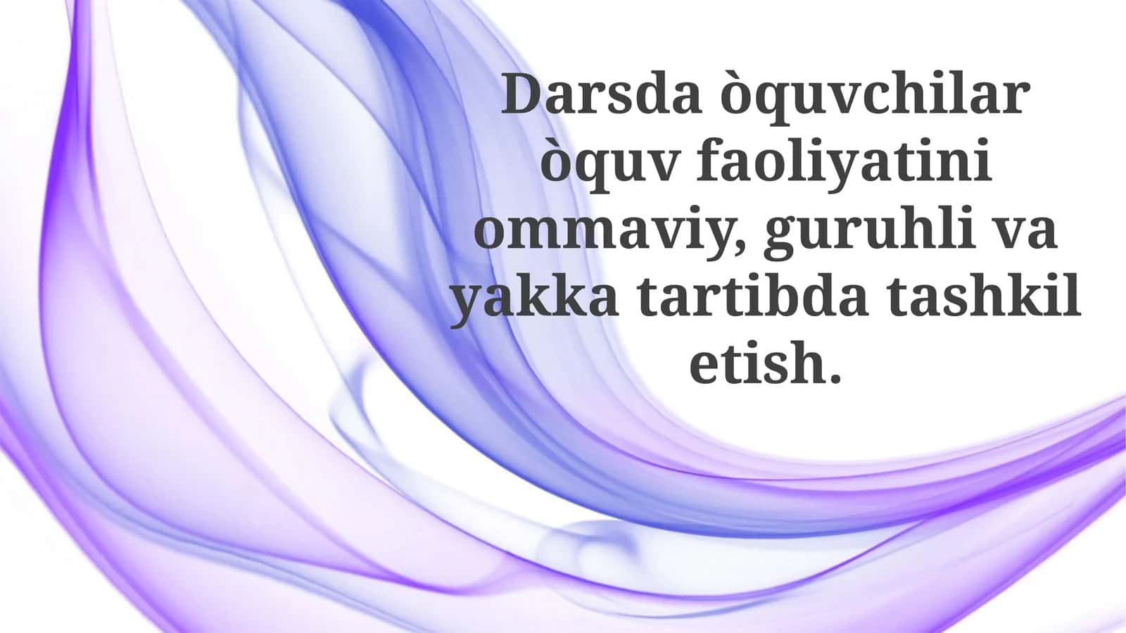 Samarali Sinf Xonalari Mashg'ulotlarini Rejalashtirish 1