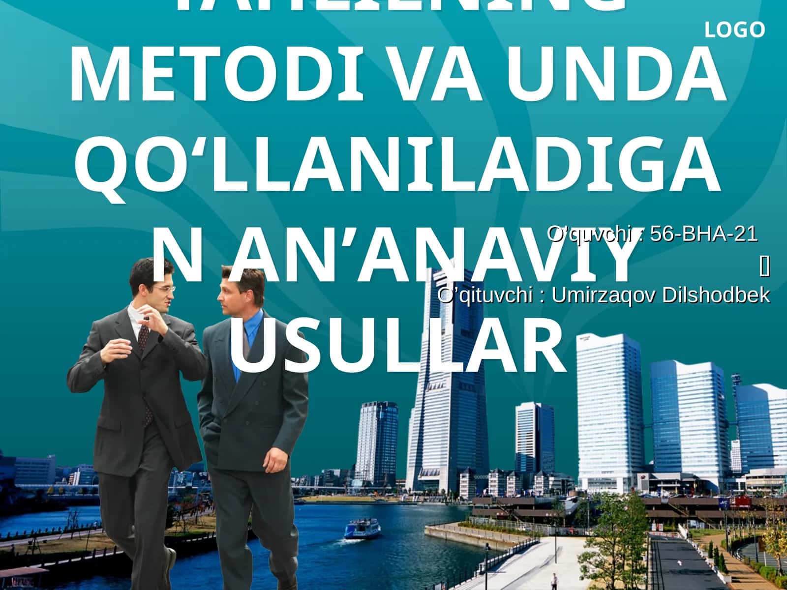 IQTISODIY TAHLILNING METODI VA UNDA QOʻLLANILADIGAN ANʼANAVIY USULLAR 1