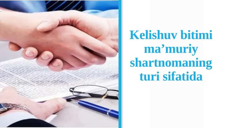 Ma’muriy Shartnomalar 1