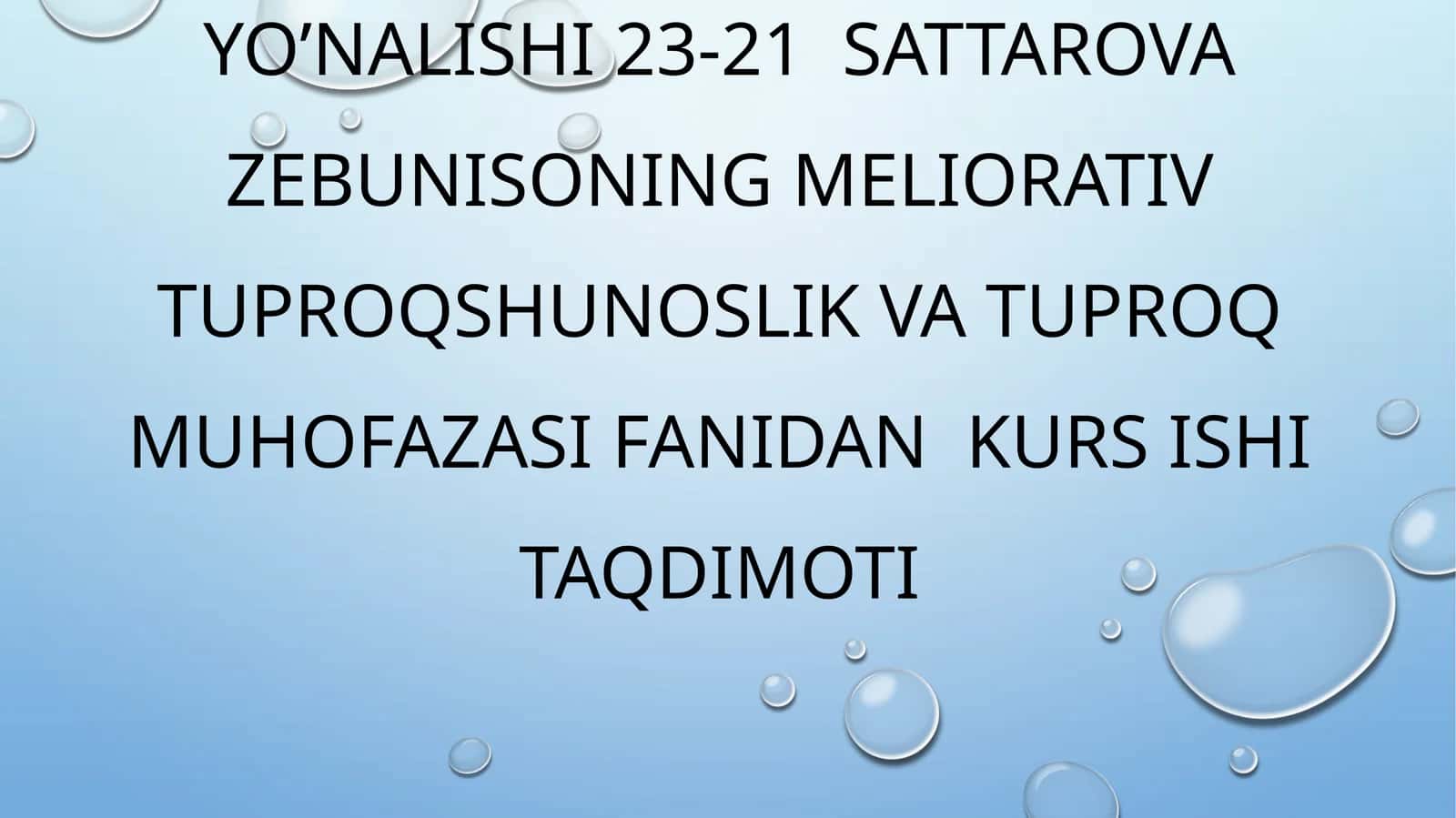 Agrokimyo va agrotuproqshunoslik 1