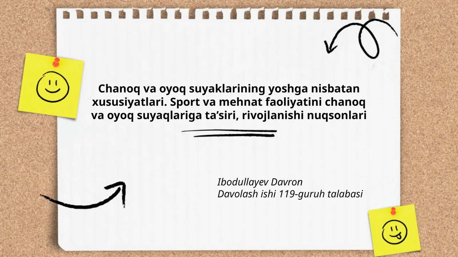 Chanoq va oyoq suyaklarining yoshga nisbatan xususiyatlari 1