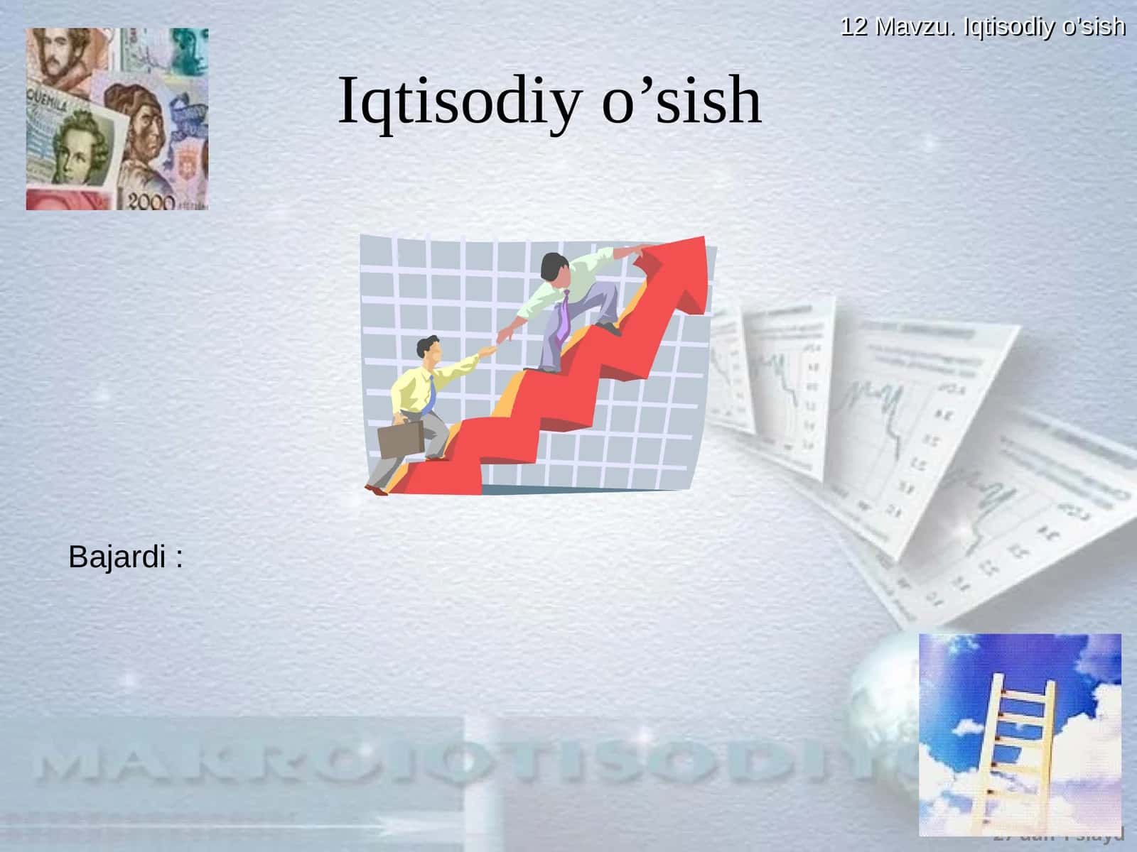 Iqtisodiy o’sish 1