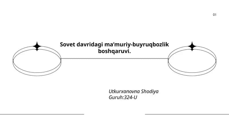 Sovet davridagi ma’muriy-buyruqbozlik boshqaruvi 1