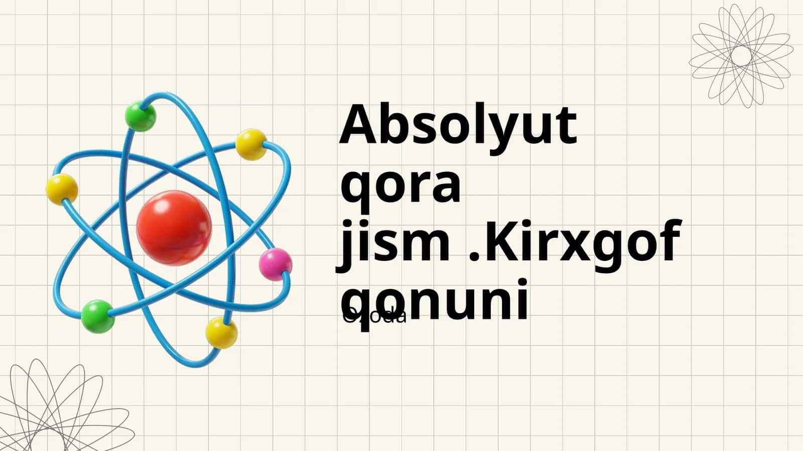 Absolyut qora jism 1