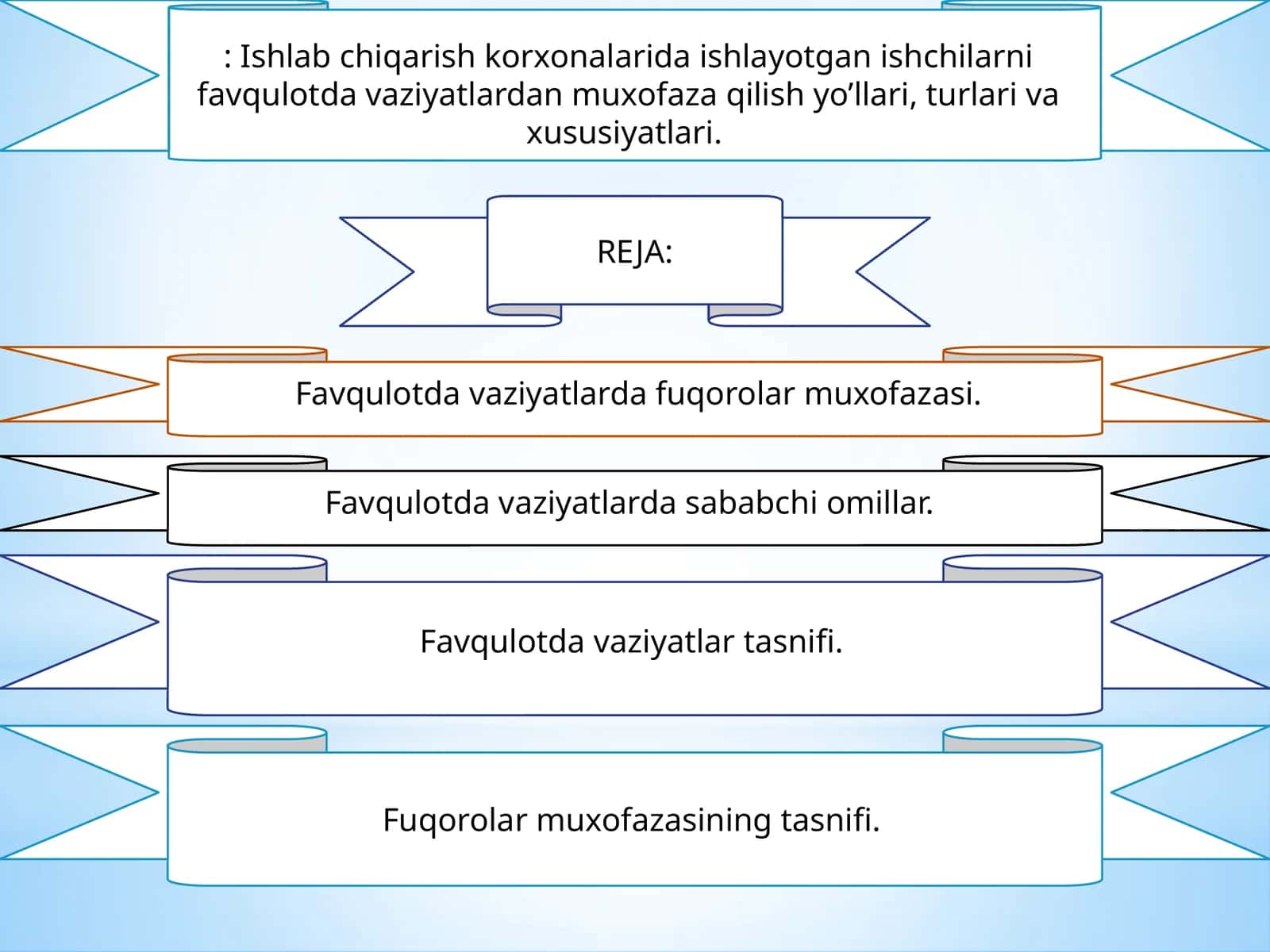 Favqulotda vaziyatlarda fuqorolar muxofazasi 1