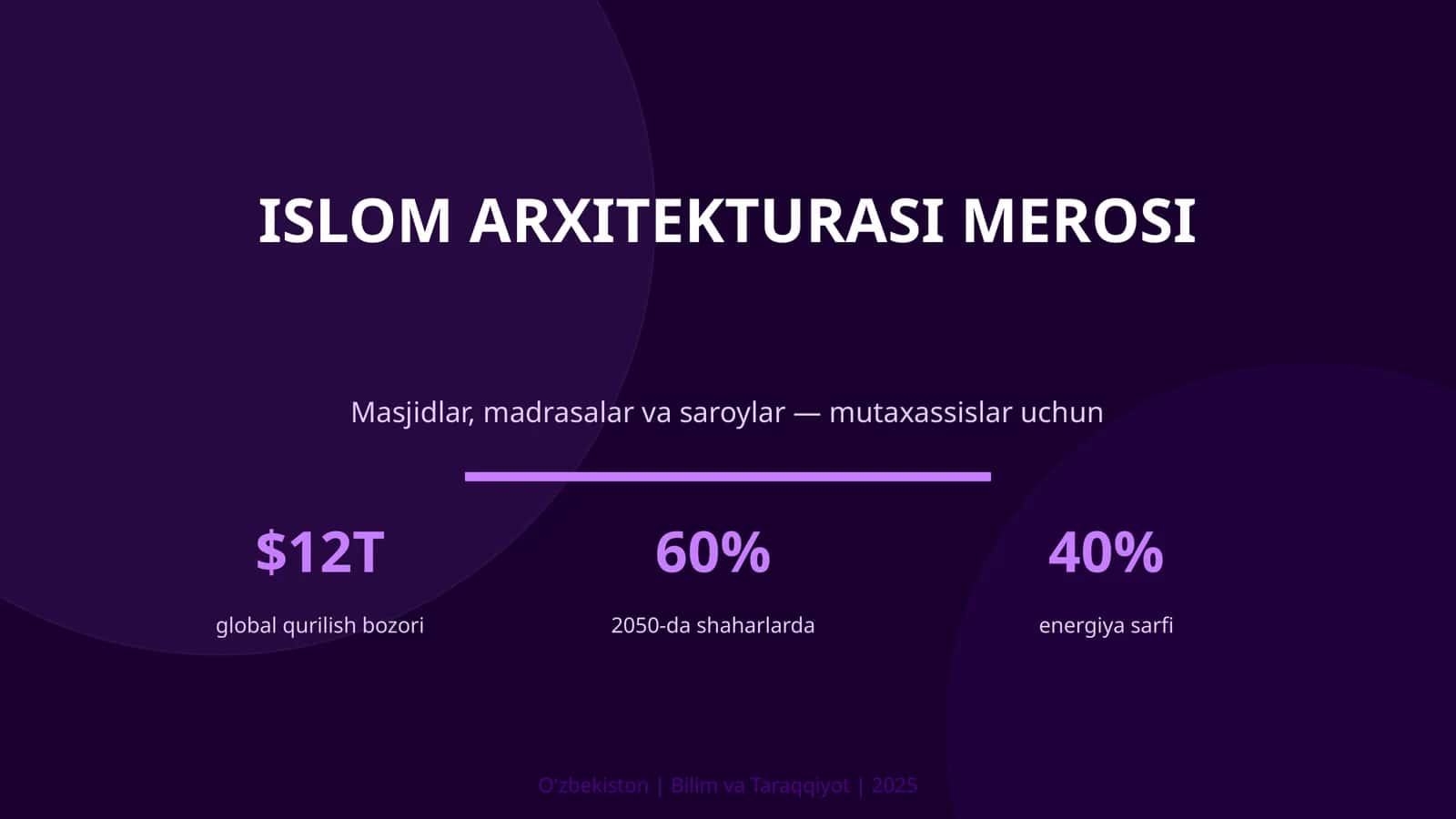 ISLOM ARXITEKTURASI MEROSI 1