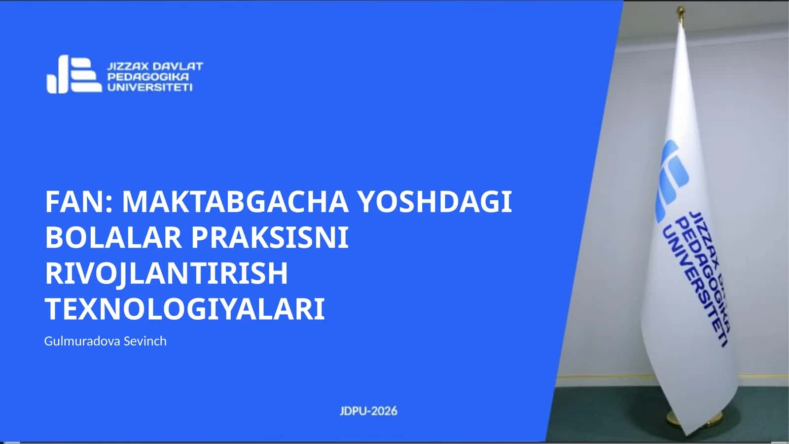 MAKTABGACHA YOSHDAGI BOLALAR PRAKSISNI RIVOJLANTIRISH TEXNOLOGIYALARI 1