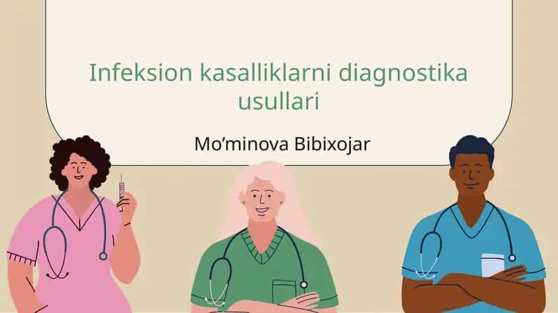 Infeksion kasalliklarni diagnostika usullari 1