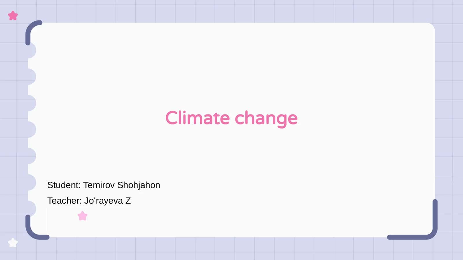 Climate Change 1