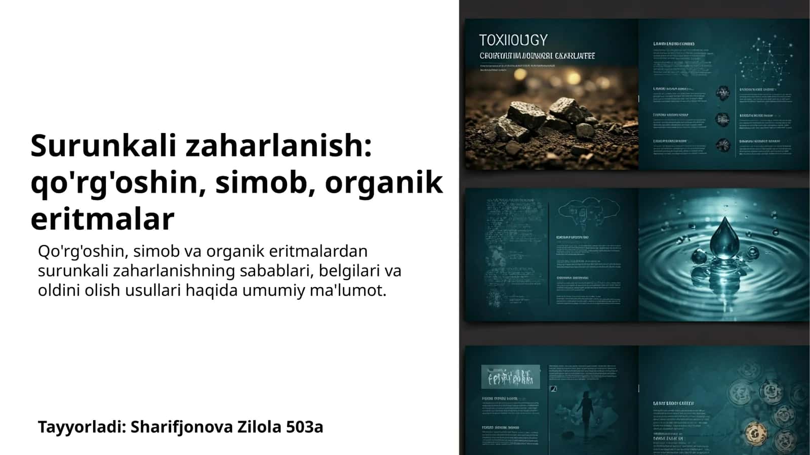 Surunkali zaharlanish 1