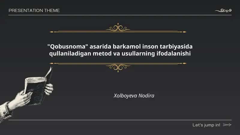 Qobusnoma 1