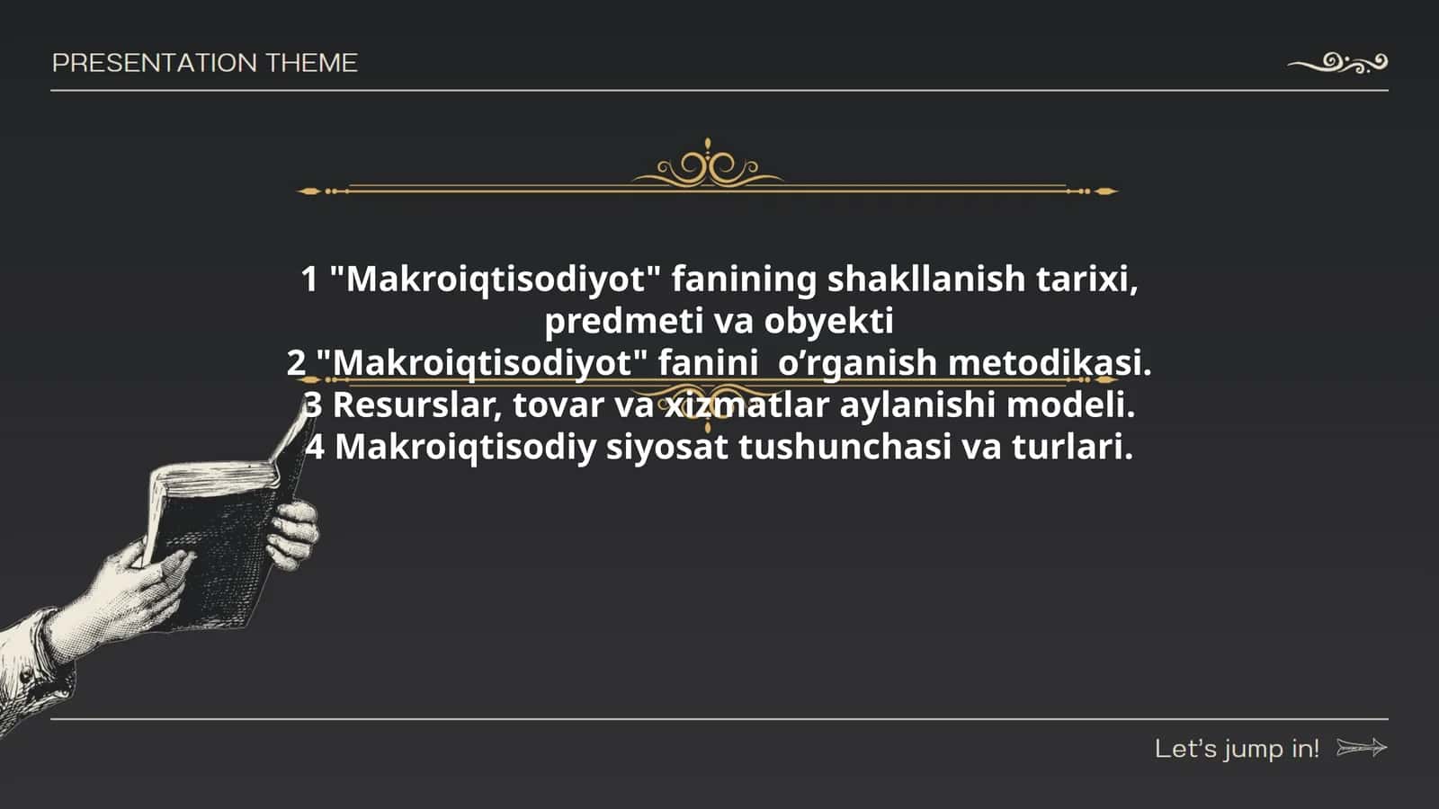 Makroiqtisodiyot fanining shakllanish tarixi, predmeti va obyekti 1