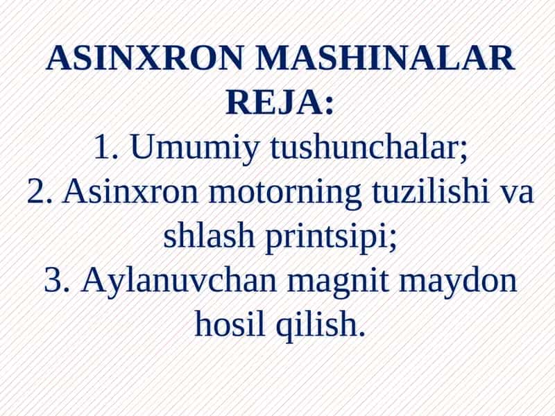 Asinxron mashinalar 1