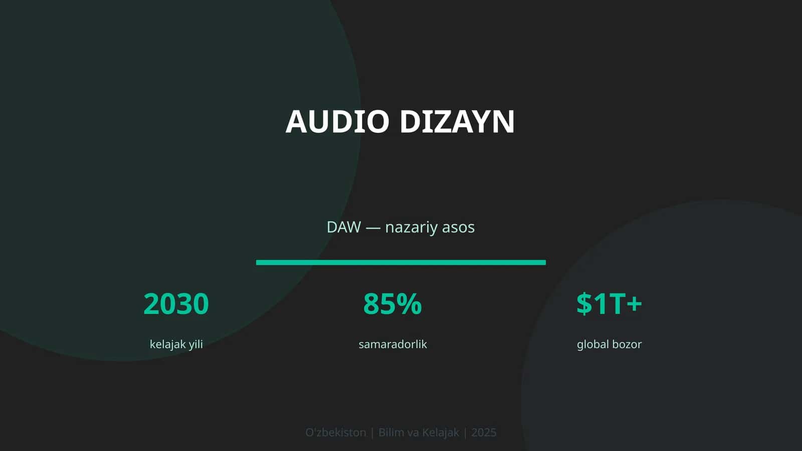 Audio dizayn 1