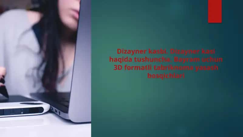 Dizayner kasbi 1