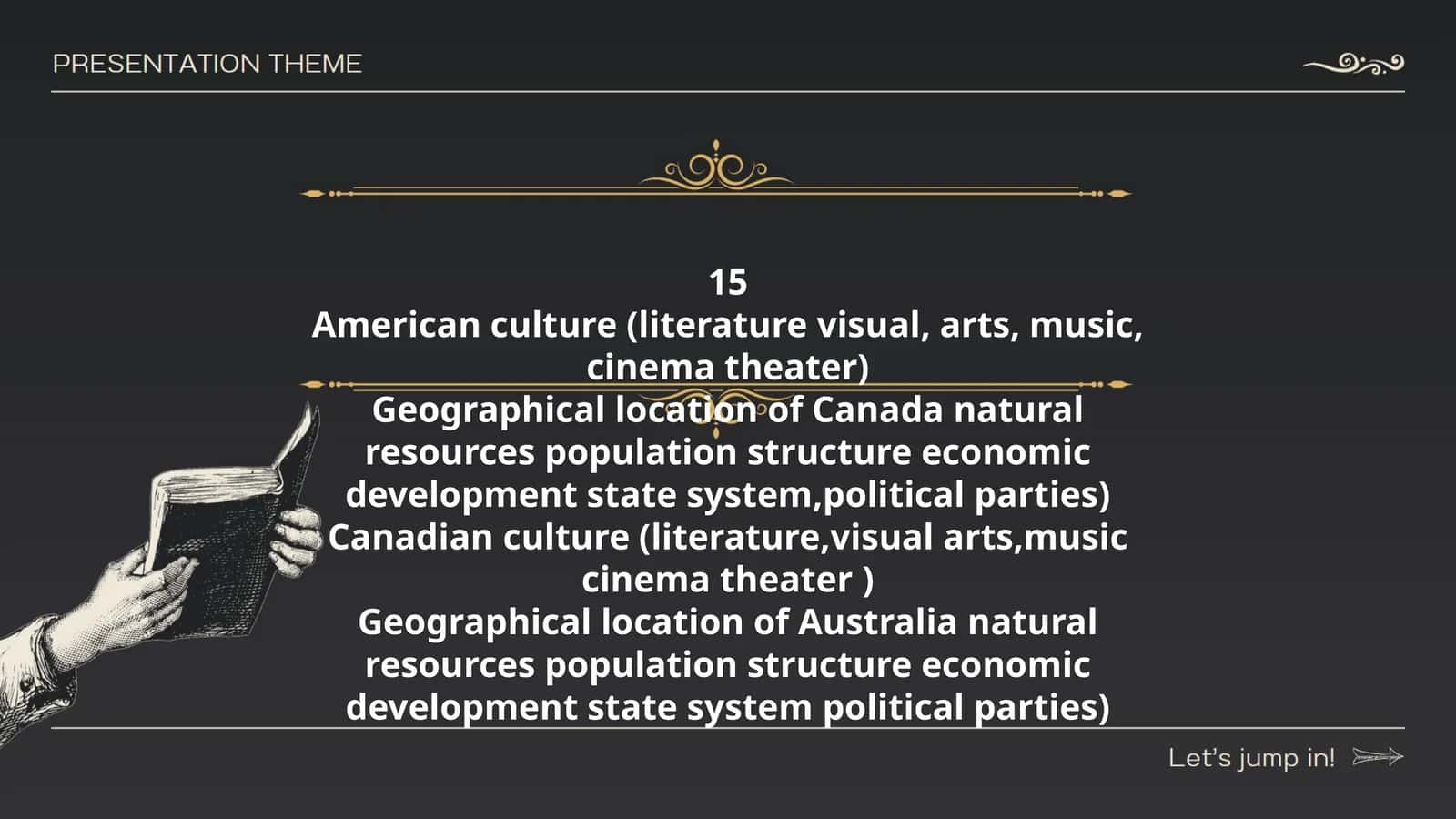 Geographical location and Economic Development of Canada and Australia 1