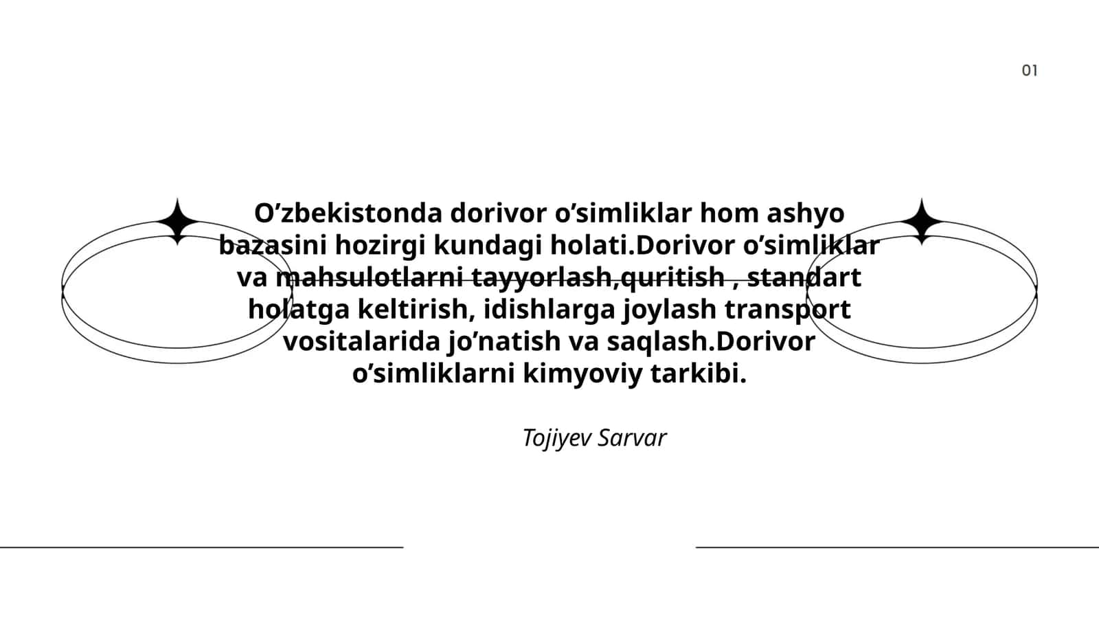 Dorivor o’simliklar hom ashyo bazasi 1
