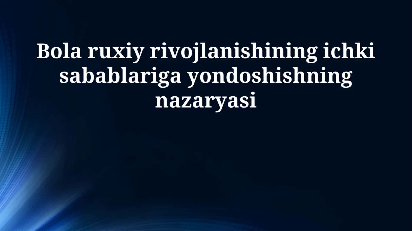 Ichki resurslar va ularning ruhiy taraqqiyotdagi roli 1