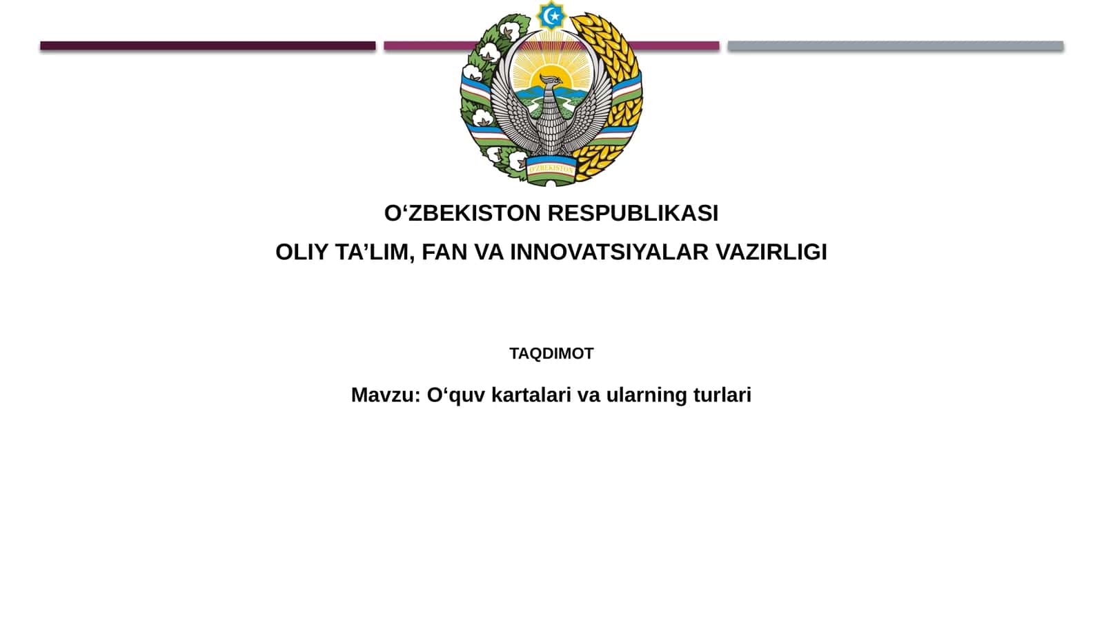 O'quvkartalarivaularningturlari 1