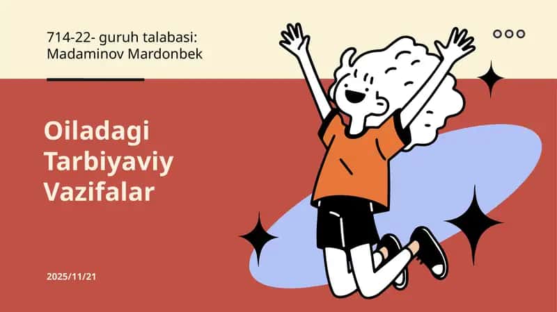 Oiladagi Tarbiyaviy Vazifalar 1