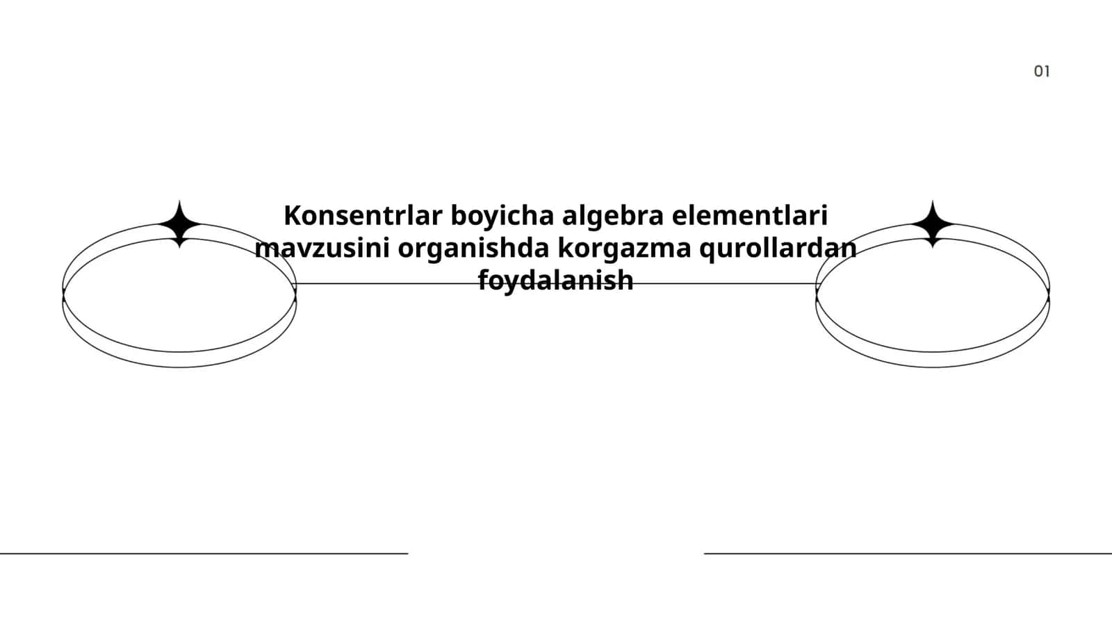 Konsentrlar boyicha algebra elementlari mavzusini organishda korgazma qurollardan foydalanish 1