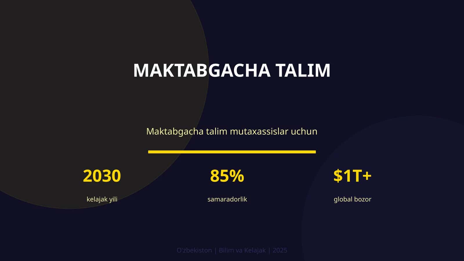 MAKTABGACHA TALIM 1