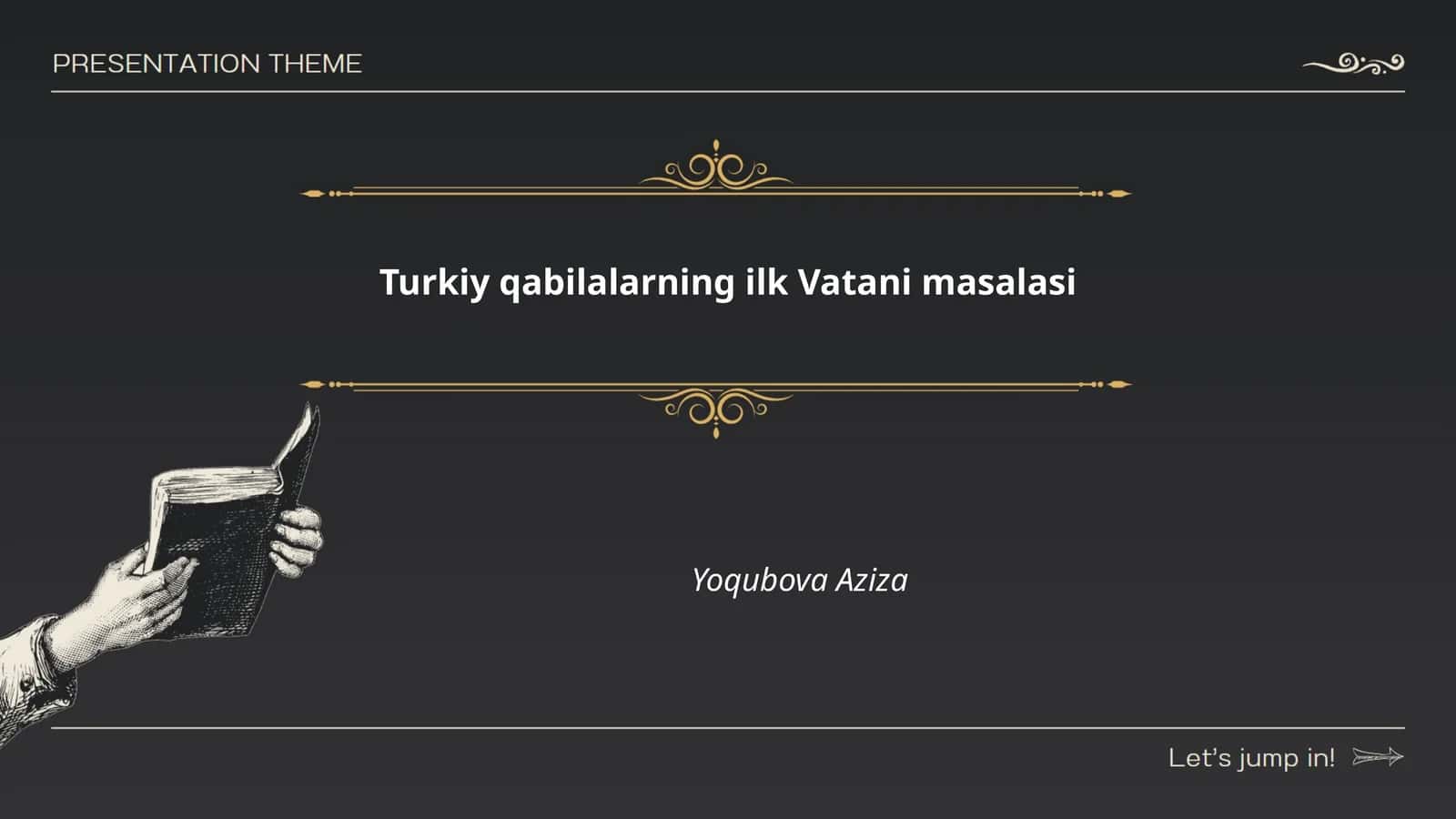 Turkiy qabilalarning ilk Vatani masalasi 1