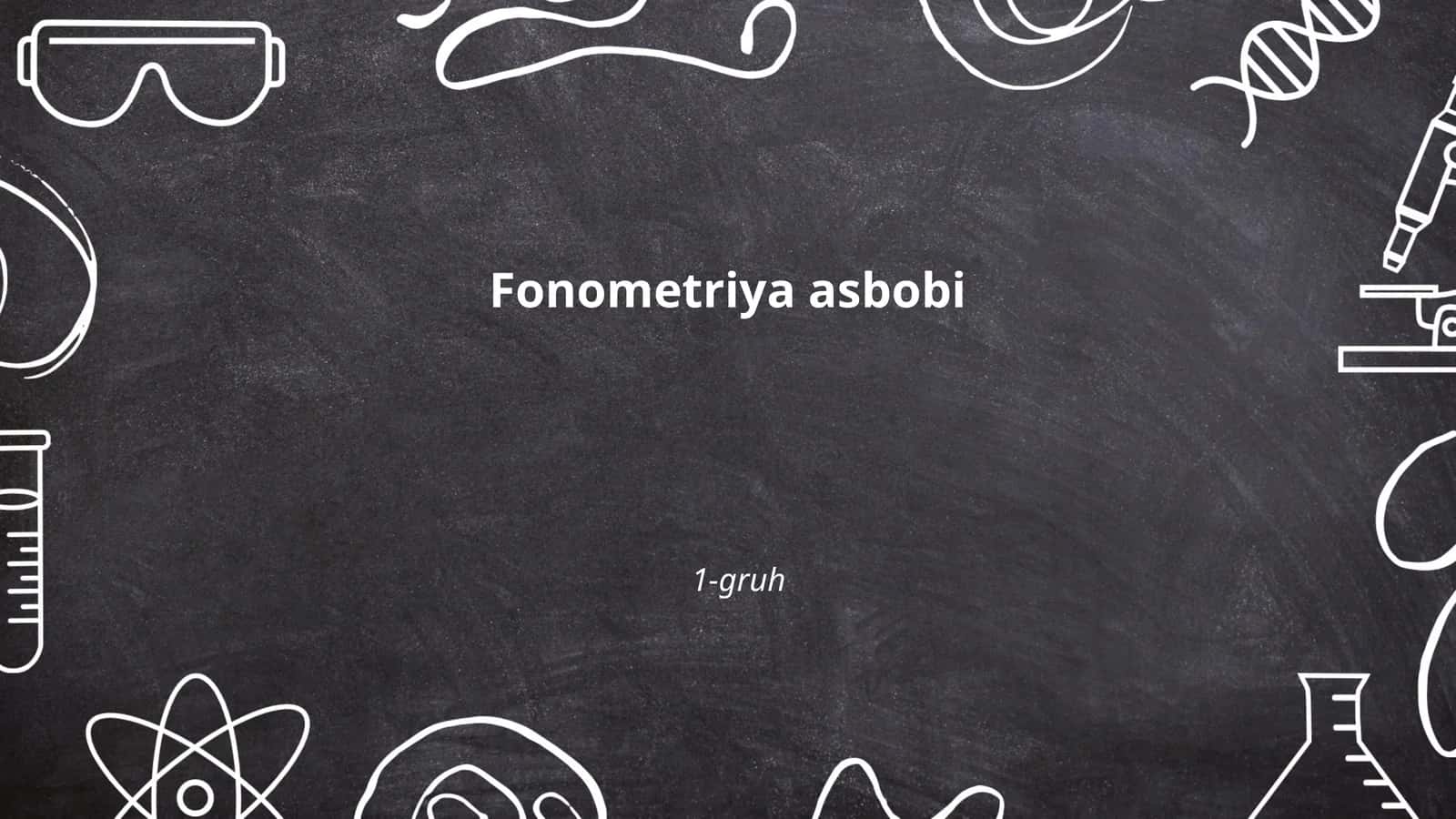 Fonometriya asbobi 1