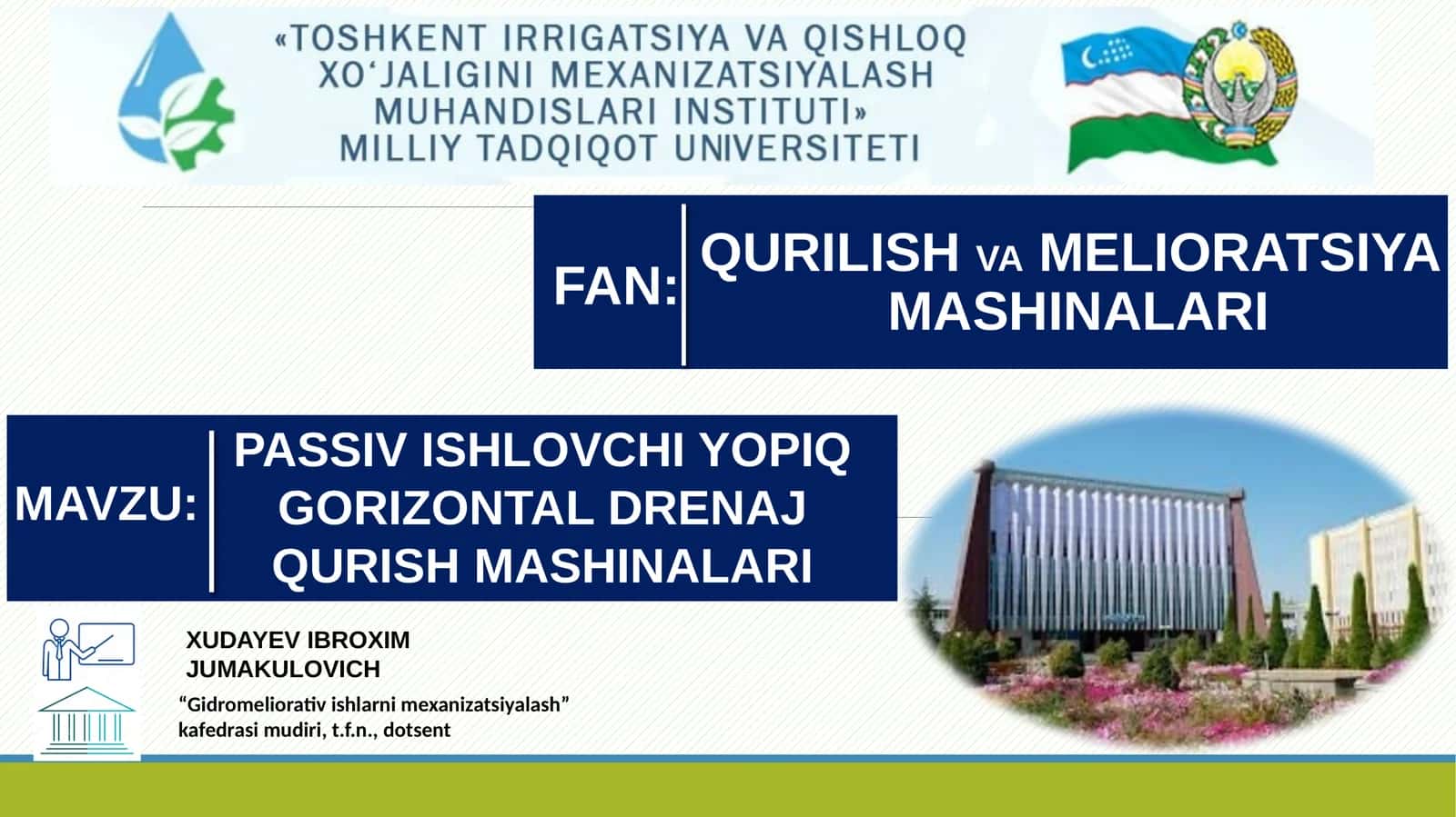 PASSIV ISHLOVCHI YOPIQ GORIZONTAL DRENAJ QURISH MASHINALARI 1