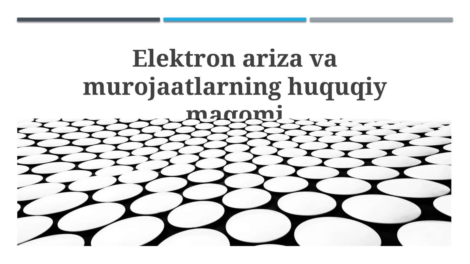 Elektron ariza va murojaatlarning huquqiy maqomi 1