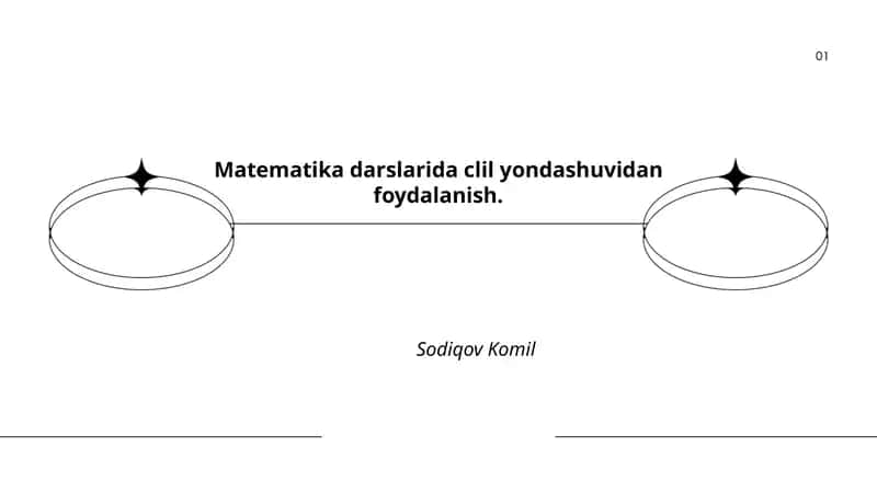 Matematika darslarida clil yondashuvidan foydalanish 1