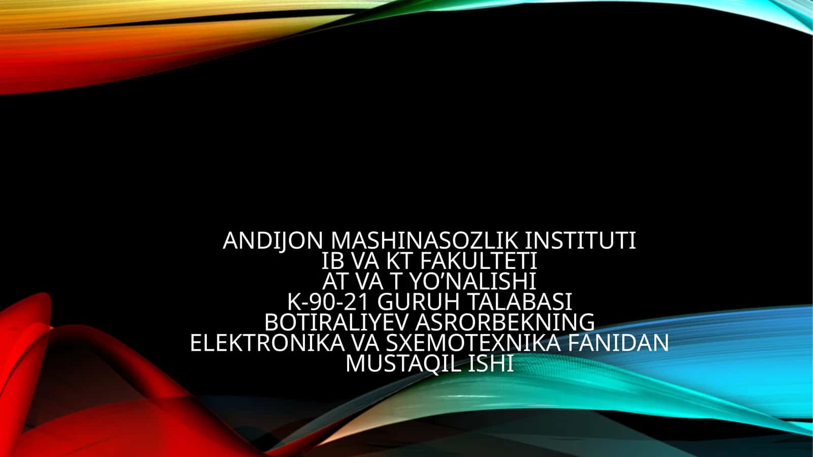 MDYA tranzistorlari kanali 1