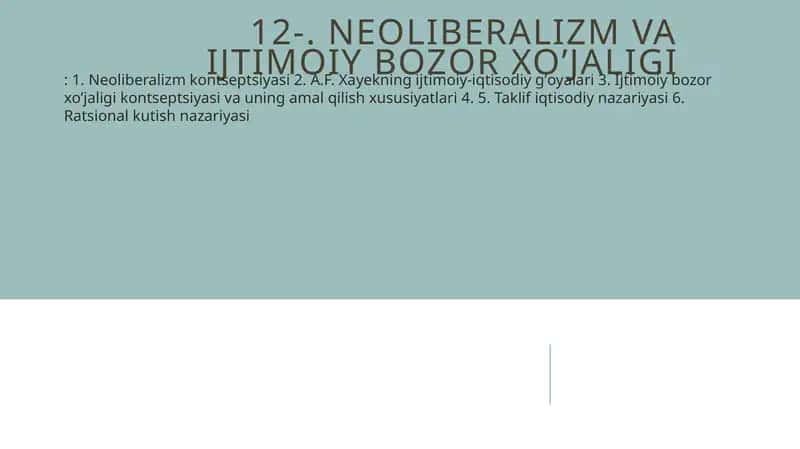 Iqtisodiy ta’limotlar tarixi: o’quv qo’llanma 1