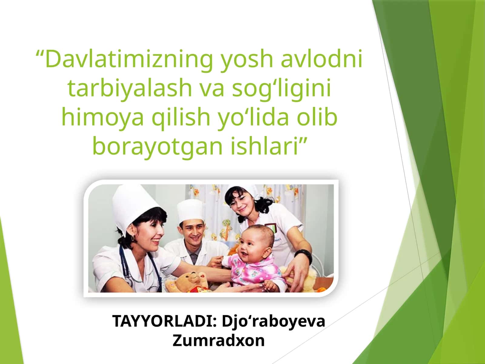 Yosh avlod tarbiyasining jamiyatdagi o‘rni 1