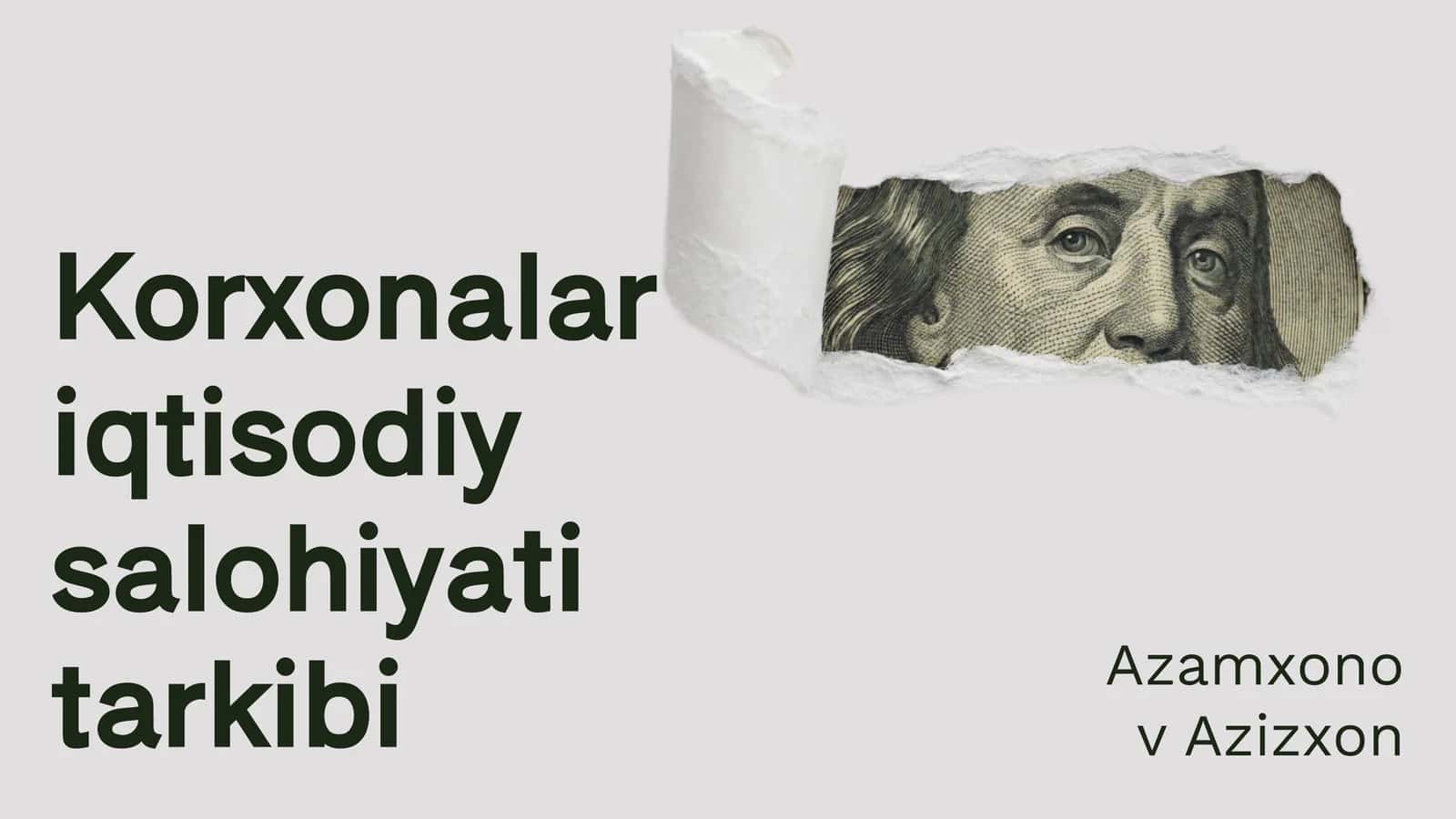 Korxonalar iqtisodiy salohiyati tarkibi 1