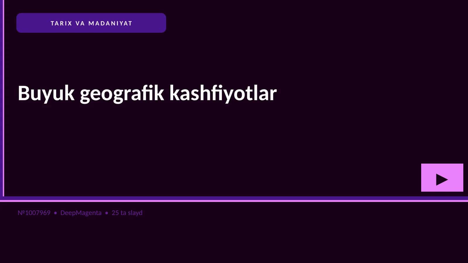 Buyuk geografik kashfiyotlar 1