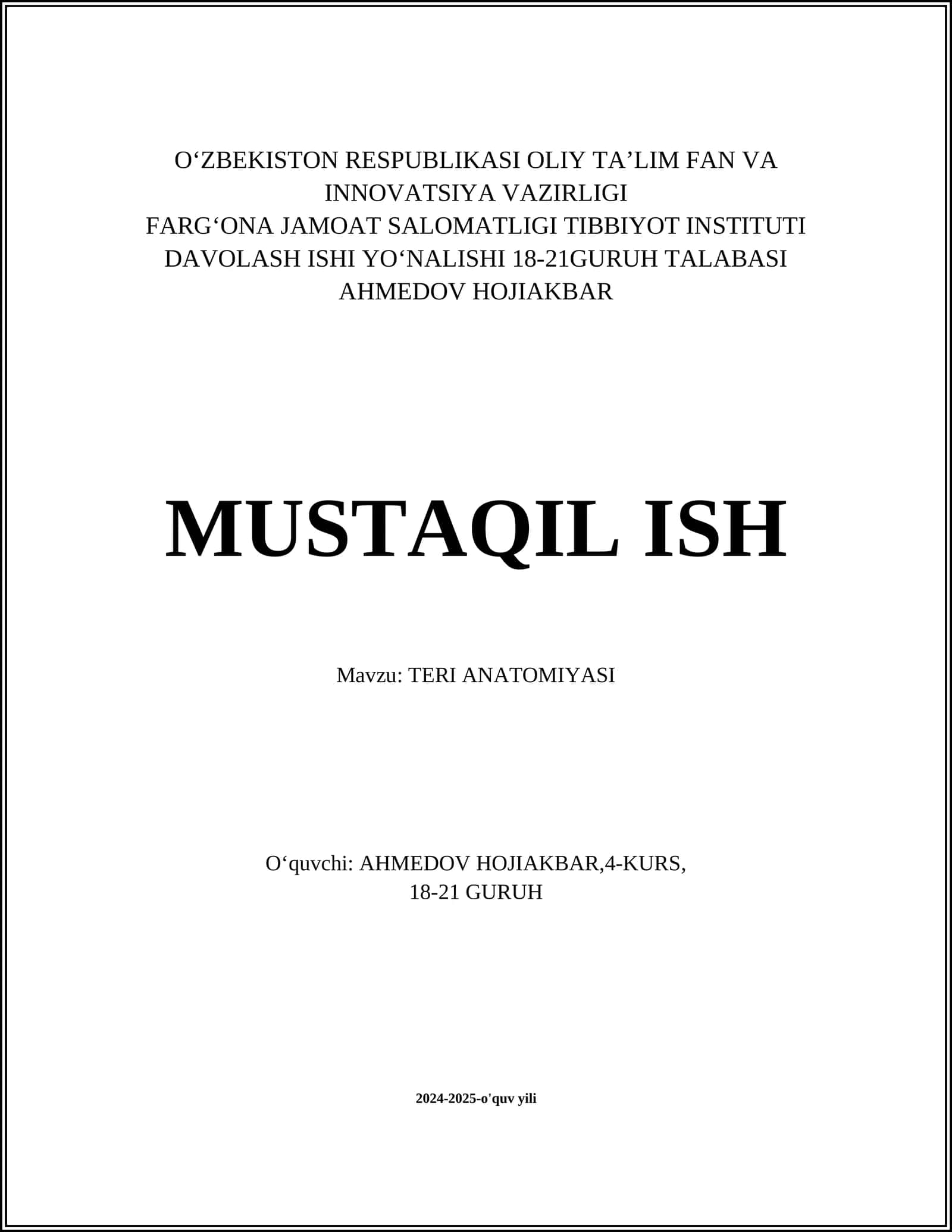 TERI ANATOMIYASI 1