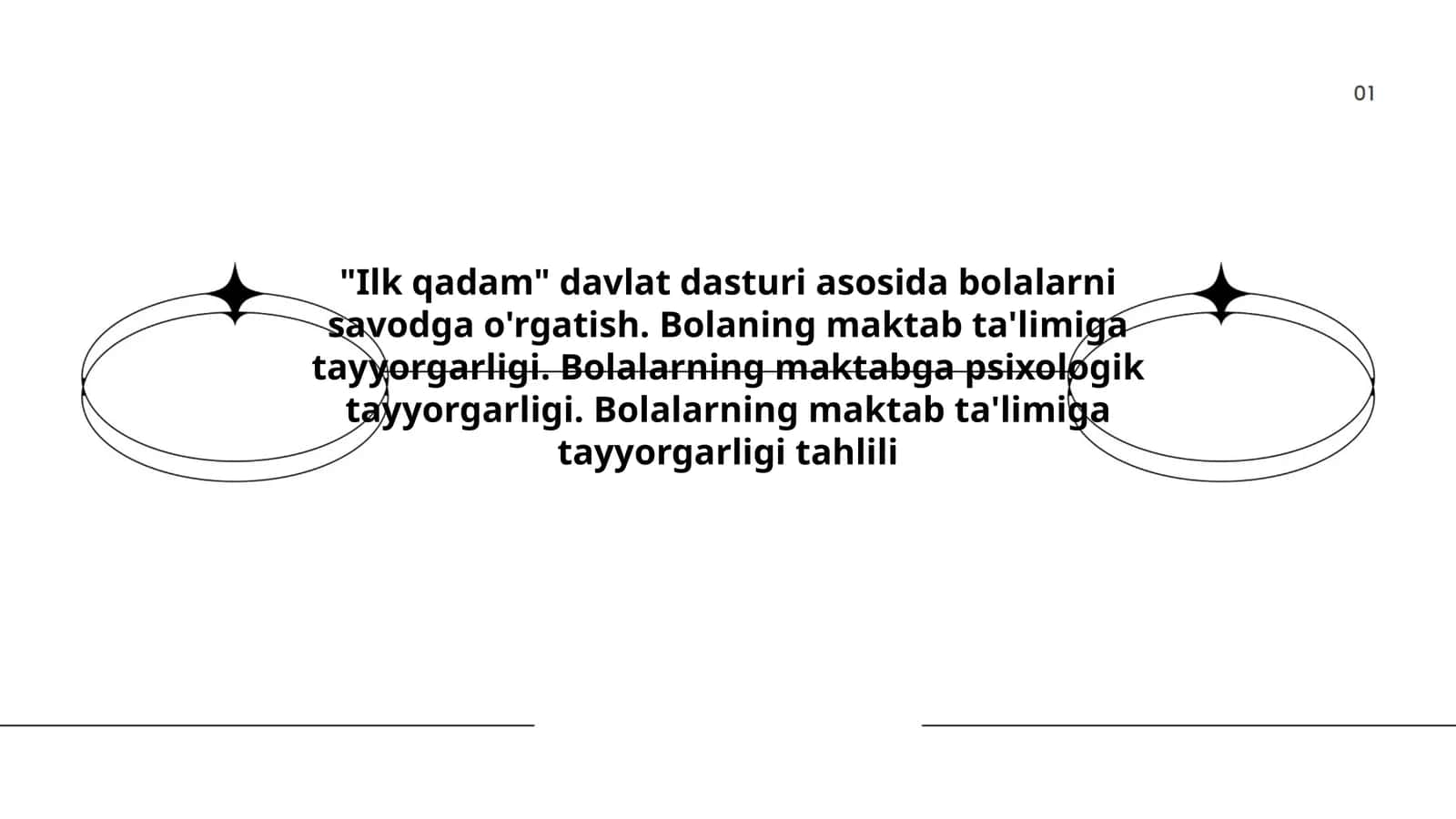 Ilk qadam davlat dasturi 1