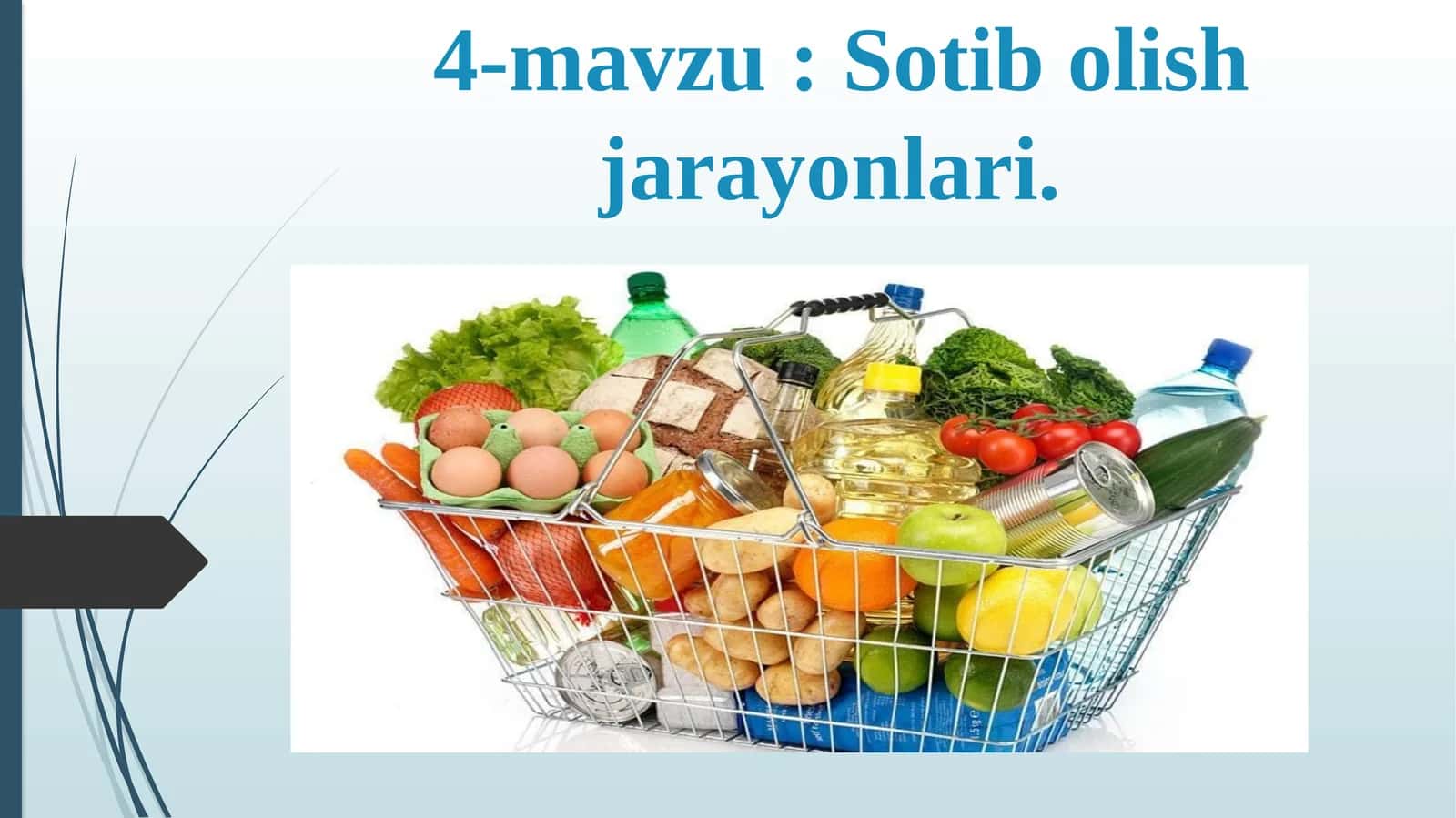 Sotish va Sotibolish jarayonlari 1