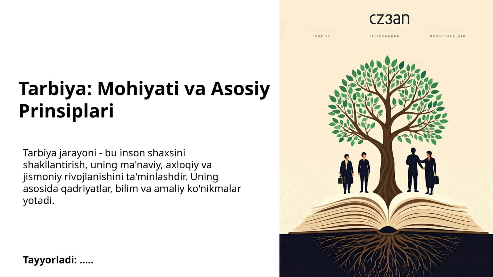Tarbiya: Mohiyati va Asosiy Prinsiplari 1
