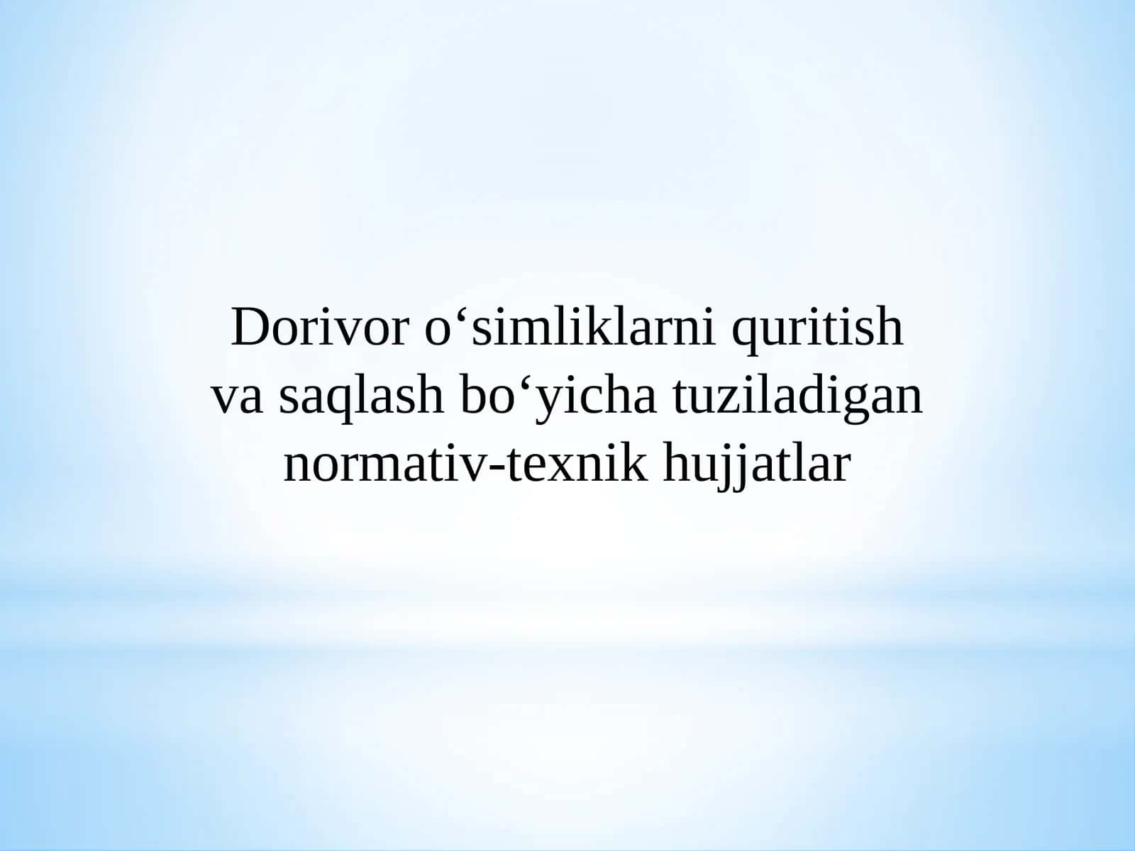 Achchiq ermon dorivoro‘simlig niquritish vasaqlash normativ-texnik standarti 1