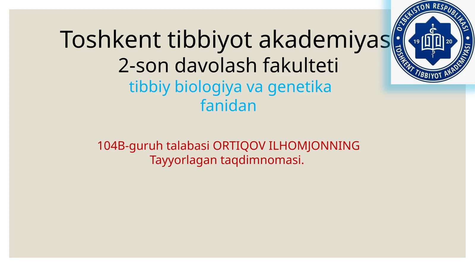 Irsiy kasalliklar haqida malumotlar 1