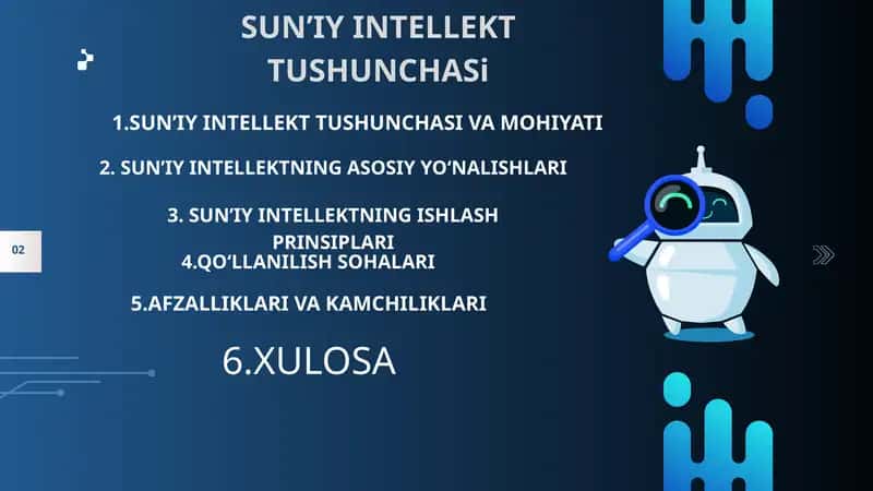 SUN’IY INTELLEKTUSHUNCHASi 1
