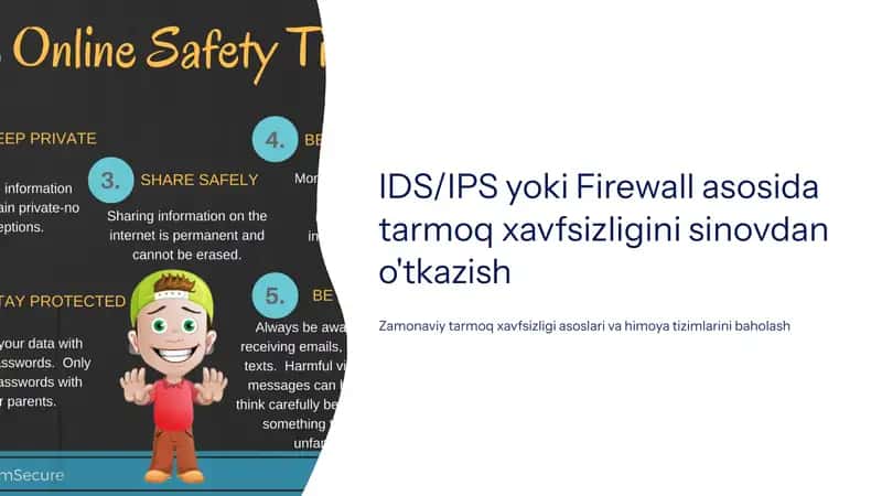 Zamonaviy tarmoq xavfsizligi asoslari va himoya tizimlarini baholash 1