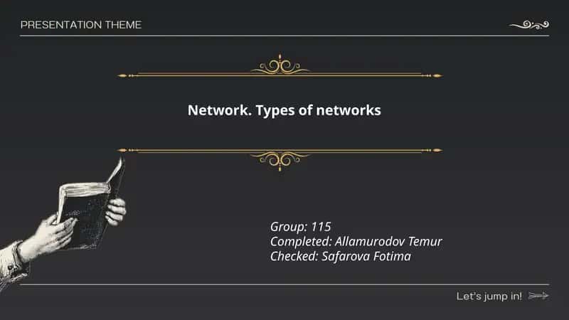 Network. Types of networks 1