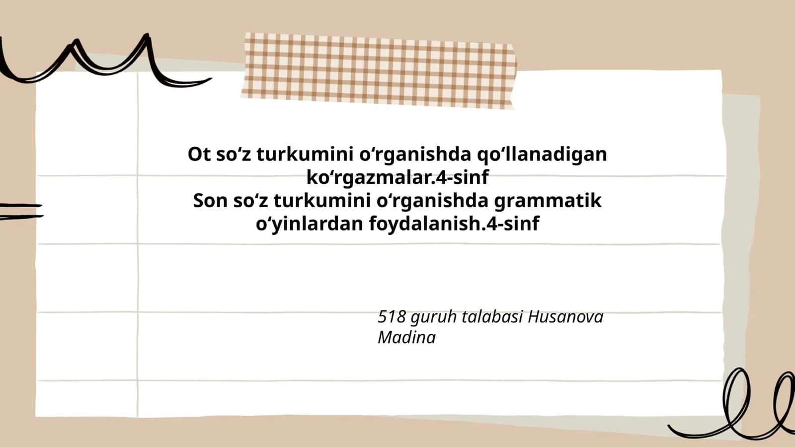 Ot so‘z turkumini o‘rganishda qo‘llanadigan ko‘rgazmalar 1