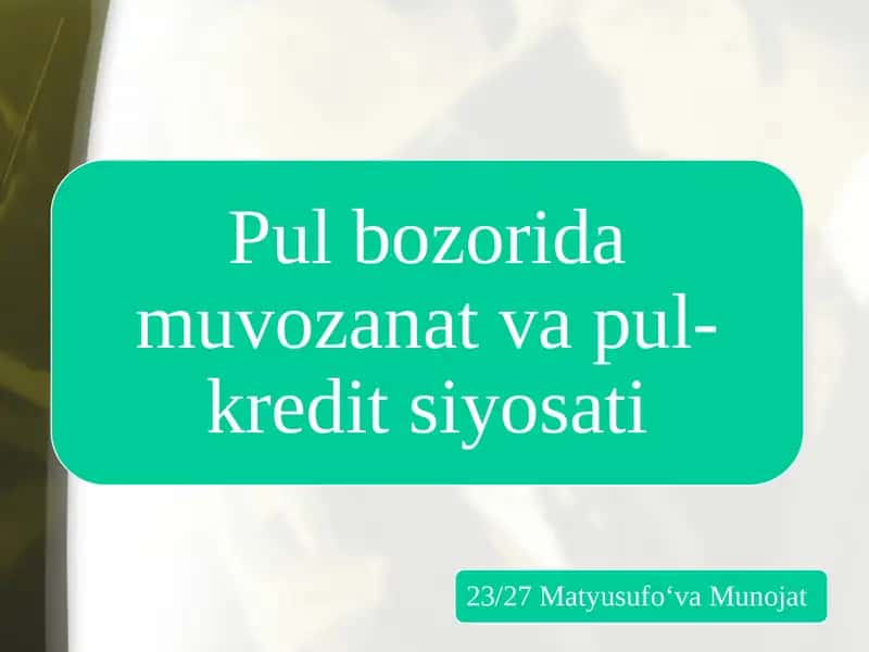Pul-kreditsiyosati 1