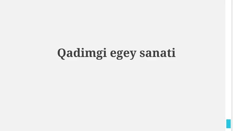 Qadimgiegeysanati 1