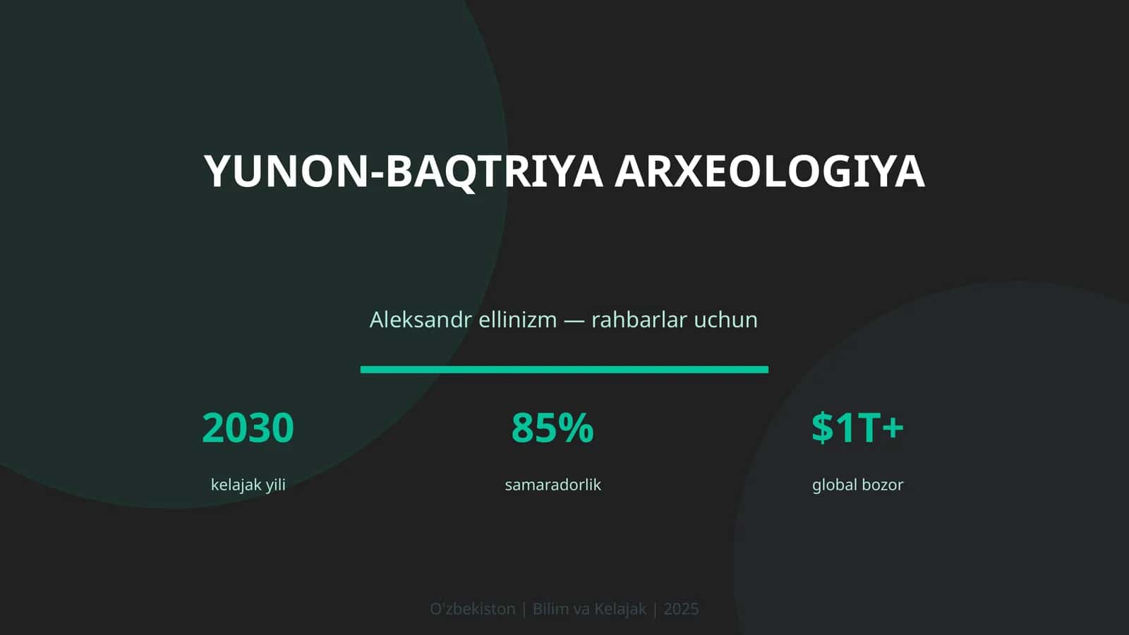 Yunon-Baqtriya Arxeologiya 1