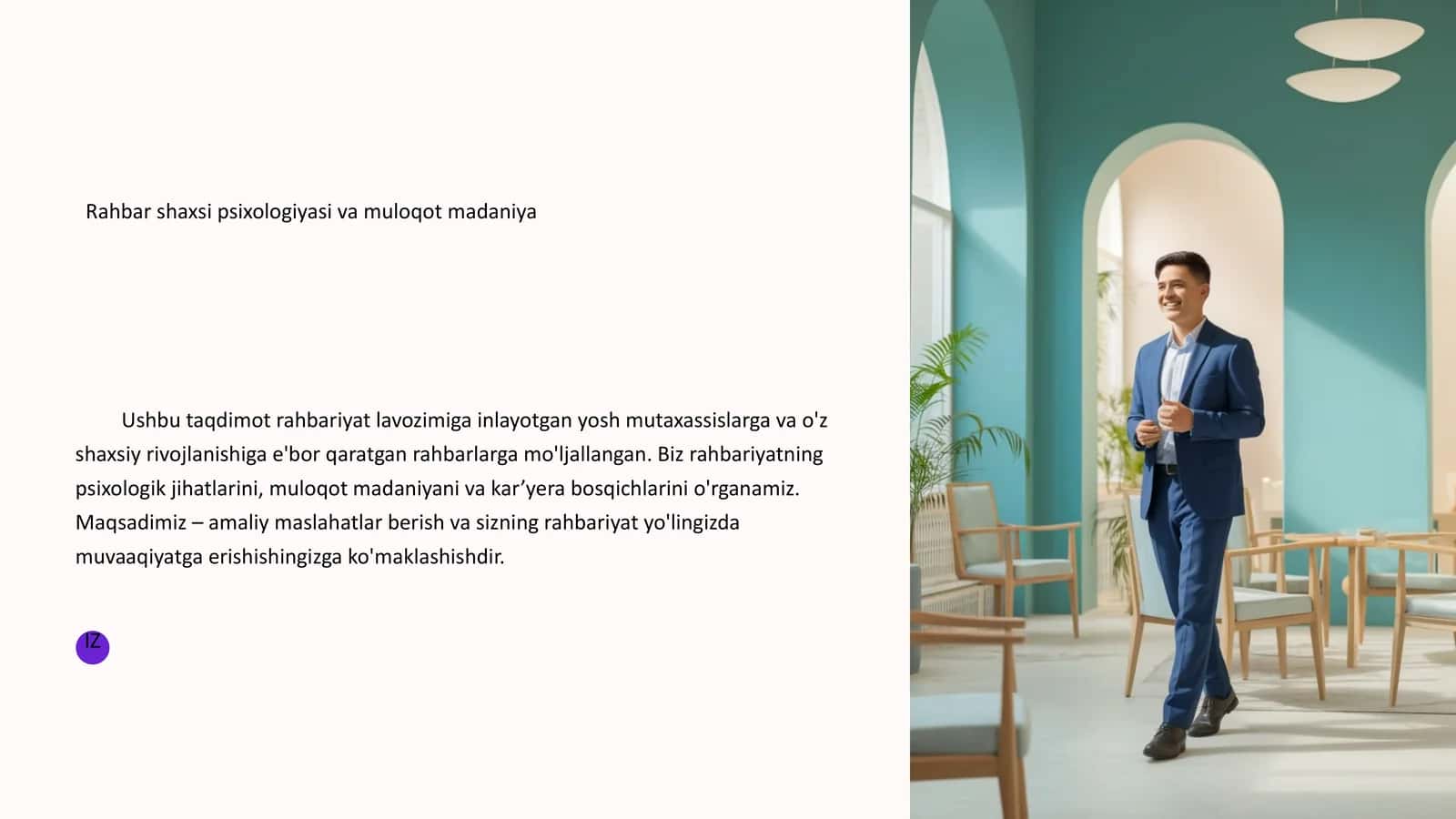 Rahbar shaxsi psixologiyasi va muloqot madaniyati 1